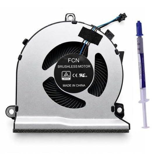 Compatible Laptop Cooling Fan Hp Pavilion 15EC, 15-EC, 15-EC0000, 15-EC0000NA, L72702-001, L77558-001, L77560-001Laptop CPU Cooling Fan Cooler with complimentary(THERMAL PASTE)-picture-18