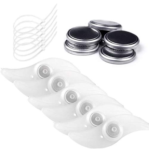 LEBOLIKE Bike Spoke Lights Cycling Bike Wheel Lights for Bicycle Decoration 6 Pack - Batteries Included
