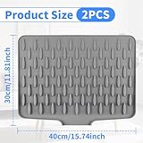 Zoom IMG-1 foydream tappetino scolapiatti 2 pezzi Zoom IMG-1 foydream tappetino scolapiatti 2 pezzi