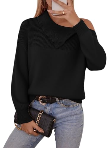 Womens Sweater Turtleneck Knit Long Sleeve Fall Fashion Jumper Cozy Pullover Tops4