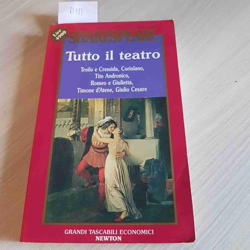 Tutto IL Teatro 4 [Italian] 8879830465 Book Cover