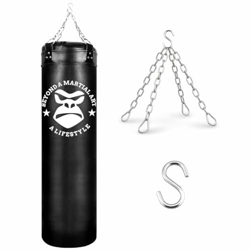 Saco De Pancada 120 cm Boxe Muay Thai Profissional Equipamento Luta Artes Marciais Esquivas Gorilla