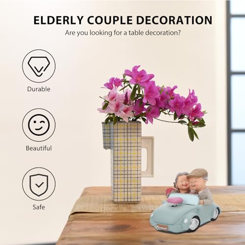 Décoration mariage figurine couple résine légère pour table - 6