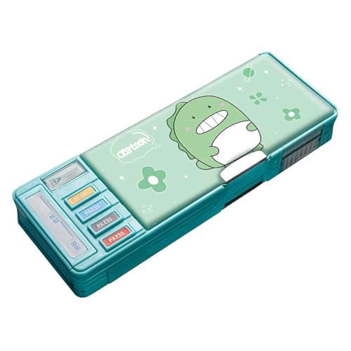 Image of DEOXY Multifunctional Pencil Box, Dino, Kids Pencil Box for Boys & Girls, Magnetic, Pop up Pencil Box, Space Theme Return Gifts(KBX-7069-DR)