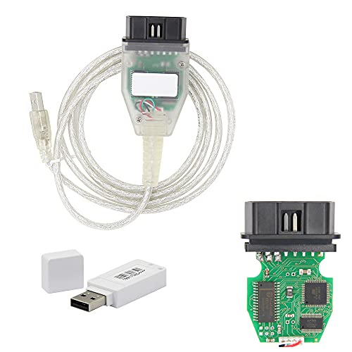 Washinglee Dongle Diagnostic Cable for VW Audi Skoda and SEAT, Support CAN Bus, UDS, and K-Line, Support VAG VCP CAN PRO and 32/64 bit Windows, Driver/APP Must Be Installed
