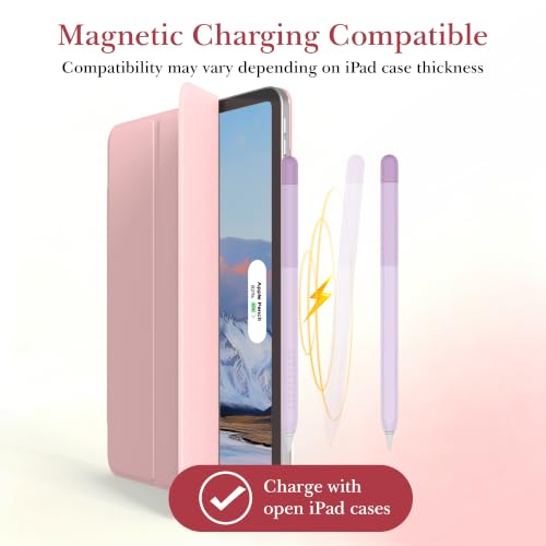 Image of Delidigi for Apple Pencil Pro (2024) & Apple Pencil 2nd Generation Case | Gradient Color Design Silicone Sleeve Cover, Comfortable Grip, Magnetic Charging Compatible, Double Tap Support