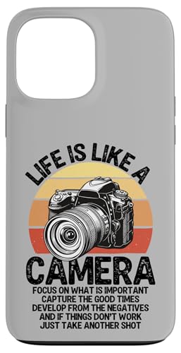 Life Is Like A Camera �J�����}�� �ʔ��� �X�}�z�P�[�X iPhone 13 Pro Max �p