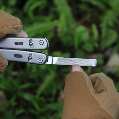 Image of Roxon FT03 Build Your Own Multitool Accessory for Flex Multitool (Flat File, Fish Hook Remover & Scaler, Hook Sharpener Adjuster, Bicycle Spoke Wrench) Good for Fishing & Camping