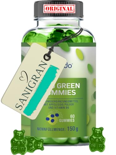 SANIGRAN Body Gummies 2.0, Gummibärchen für den Stoffwechsel mit Vitamin B6, Fruchtgummis für Keto-Diät, 60 Stück