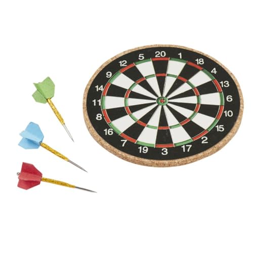 Miniatur Dartscheibe für Wichtel/Geldgeschenke, 4-teilig, ca. 5 cm