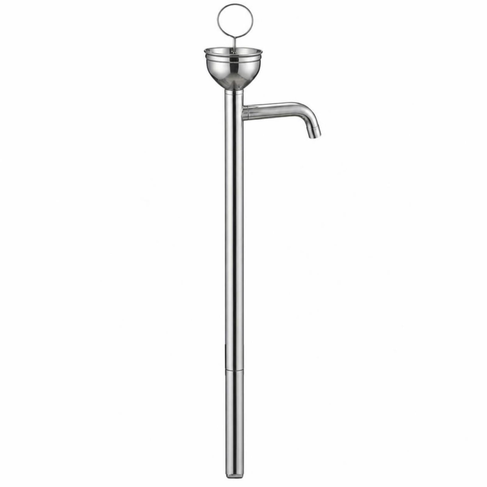 Bomba de Aceite Manual Extractor Dispensador Sifón Bomba de Tambor con Estructura Metálica Robusta en Acero Inoxidable 304 y Accionamiento a Mano sin, 93cm, Bomba De Aceite Tipo Tazón