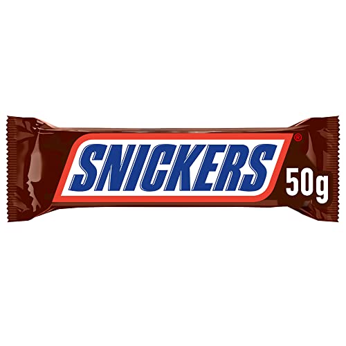 Snickers Bar With Caramel And Roasted Peanuts Chocolate Covered, 24 Bars X50G (1200G) #TOP7