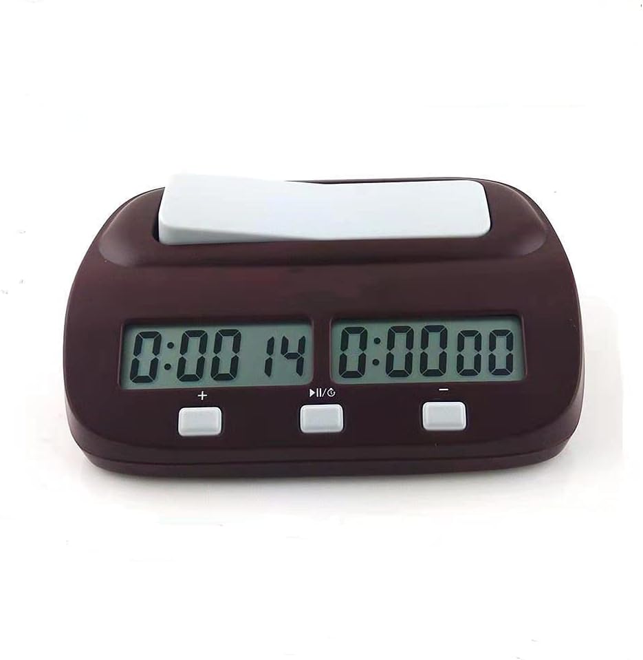 ZMart Fun II Digital Chess Timer Black with Red LED