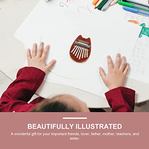 BIENKA 4 Ensembles Mini Kalimba Pouce Piano Bois 8 Touches Doigt Piano Portable Marimba Musical Petit Mignon Kalimbas… - Les Beatles, Paul McCartney, John Lennon, RIngo Starr, George Harrison BIENKA 4 Ensembles Mini Kalimba Pouce Piano Bois 8 Touches Doigt Piano Portable Marimba Musical Petit Mignon Kalimbas… – Image 4