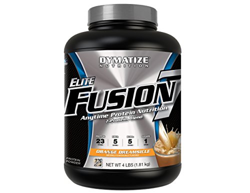 Dymatize Nutrition Elite Fusion-7 Drink, Orange, 4 Pound