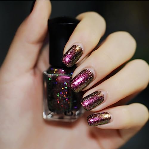 1ボトル 6ml カメレオン 星空 ネイルポリッシュ マニキュア ネイルアート ネイルサロン セルフネイル ポリッシュネイル (5)