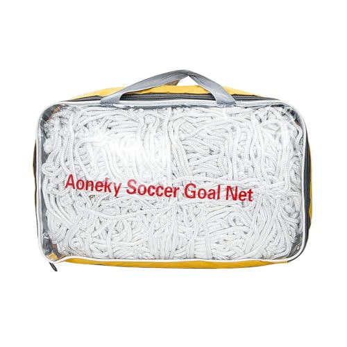 Filet de but de football anti-déchirure de 4,5 kg et 4 mm pour tirs puissants de 7,1 x 2,4 m