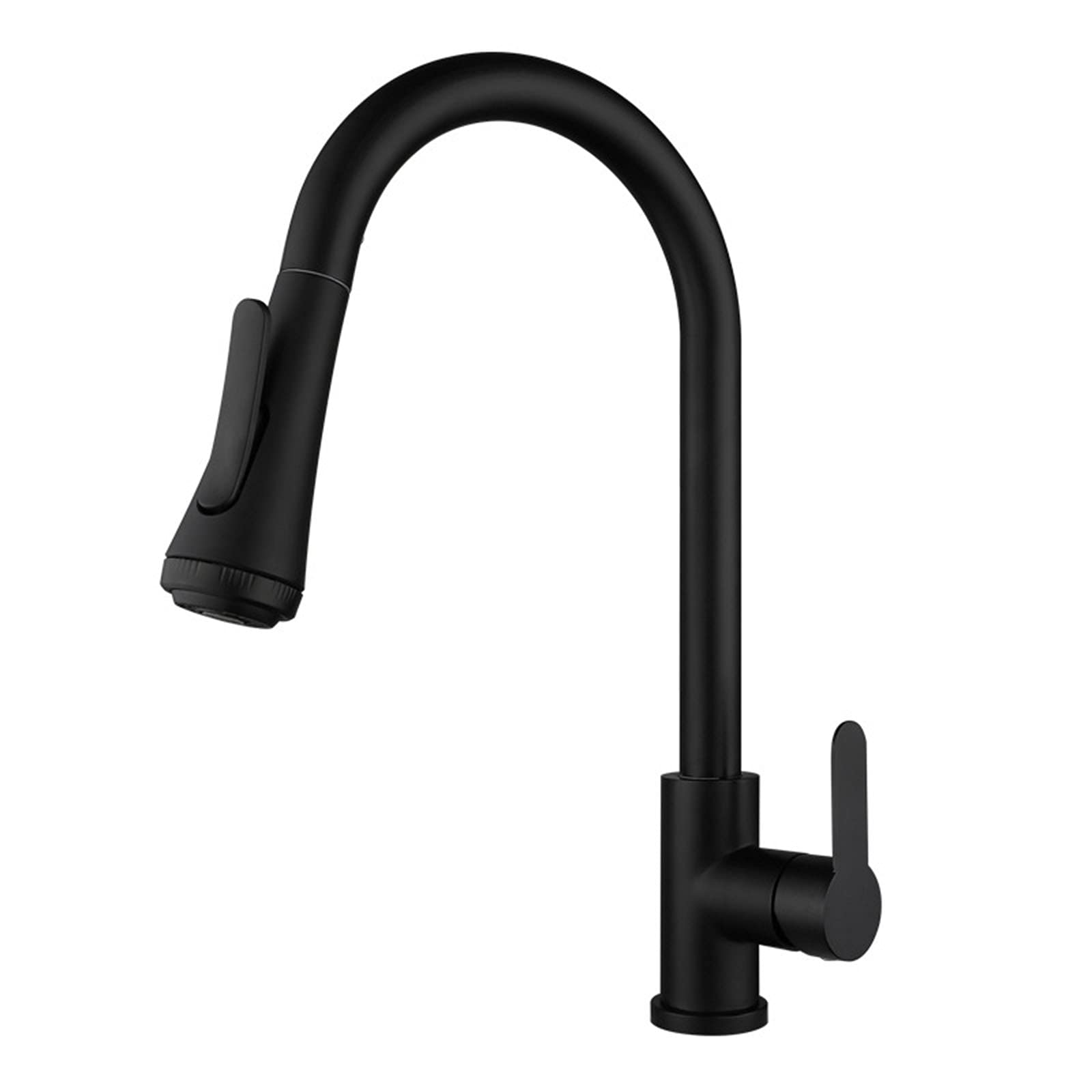 Grifo de cocina extraíble con pulverizador extraíble, arco alto giratorio de 360 grados para una fácil limpieza del fregadero