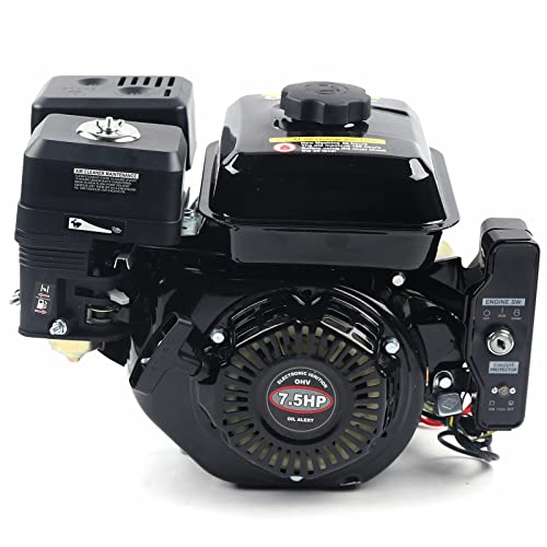 Donsu 7.5Hp Gasoline Engine,212Cc 4 Stroke Industrial Grade Ohv Go Kart Engine Motor 3600Rpm,Electric Start Log Splitter Gas 20Mm Shaft Motor Version Engine For Compressor Scarifier Gx160 Lawnmower #TOP25