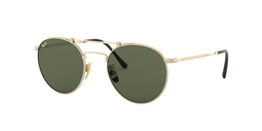 Ray-Ban Unisex Rb8147 Titanium Round Sunglasses