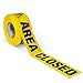 INCOM Manufacturing: Contractor Grade Construction and Barricade Tape, 2 MIL, 3 inch x 1000 feet, Yellow/Black, Area Closed !, 12 Rolls