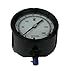 Ashcroft Duragauge Type 1279 Black Phenolic Case Pressure Gauge, 316 Stainless Steel Bourdon Tube and Tip, 316 Stainless Steel Socket, Solid Front Case, 4.5" Dial Size, 1/4" NPT Lower Connection, 0/300 psi/kpa Pressure Range