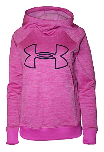 Under Armour Women's Hoodie Active Big Logo Pullover 1318396 (Pink Heather, S)