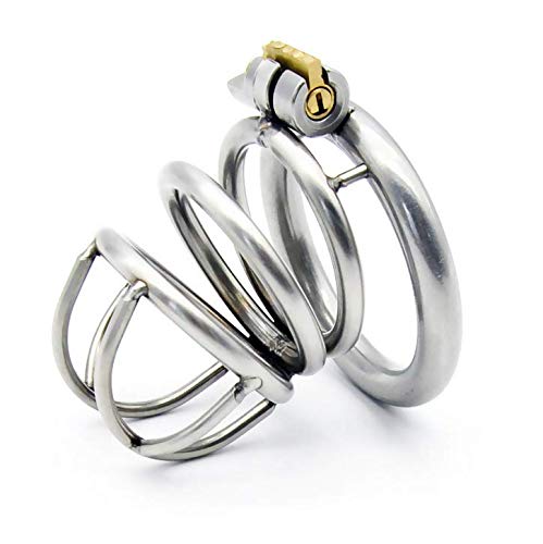 WANGLAOJIN 45mmPantalon en Acier Inoxydable avec Dispositif en Plastique Silicone pour Le Yoga pour Hommes (B120) Cover