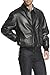 Landing Leathers Men's Air Force A-2 Leather Flight Bomber Jacket Black X-Large