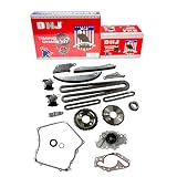 DNJ TK140AWP Timing Chain Kit with Water Pump for 2000-2002 Chrysler, Dodge Concorde, Intrepid, Sebring 2.7L V6 24V DOHC 2736cc