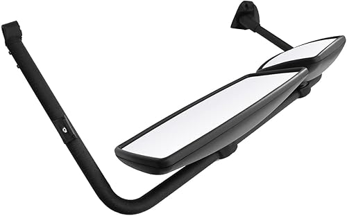 Miniatura 4 de Yuanone - Conjunto de espejo de puerta negro para INTERNATIONAL 4300 4400 7400 7600 8500 8600 2002-2018, montaje de espejo lateral con brazo, lado