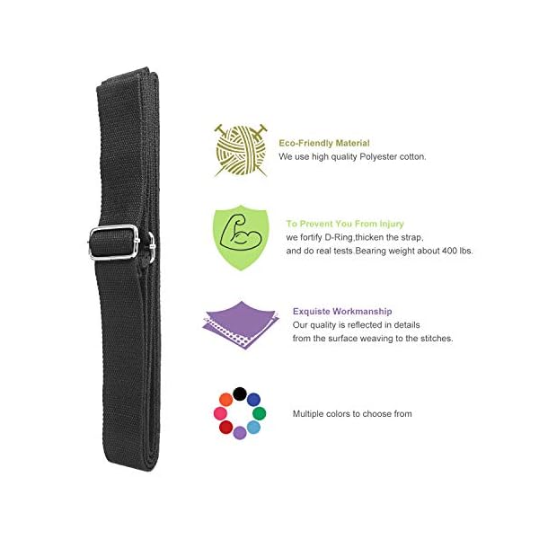 UBING Leg Stretcher, Door Flexibility Trainer, Over the Door Strech Strap for Flexibility, Splits Trainer for Dance Ballet Cheer Gymnastics Taekwondo Stretching