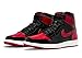 Nike Jordan Men's 1 Retro High OG Patent Bred Black/Varsity Red-White (555088 063) - 10