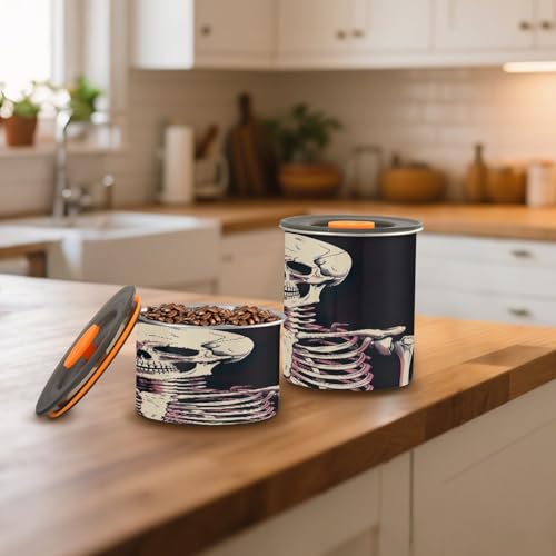 Contenedor Hermético de Acero Inoxidable para Café 900ml miniatura 6