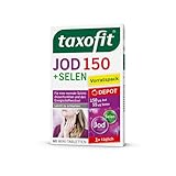taxofit® Jod Depot Tabletten | Für eine normale Schilddrüsenfunktion und den Energiestoffwechsel | 60 Mini-Tabletten