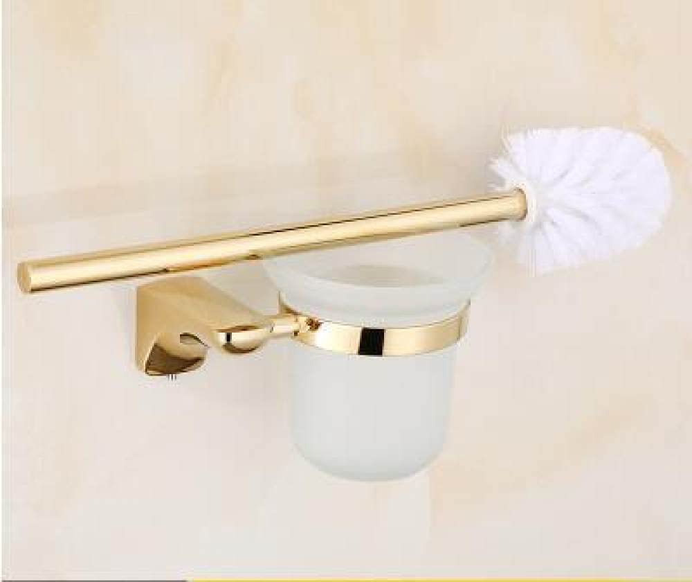 Porte-brosse de toilette or et set matériel de bain LIJUCAI PVD