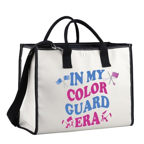 XYANFA Color Guard Tote Bag Flag Girl Gift Senior Color Guard Mom Gift In My Color Guard Era3
