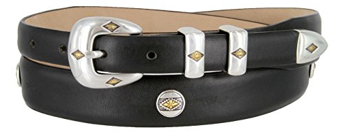 Parkhurst_Concho Genuine Full-Grain Cowhide Leather Designer Dress Golf Belt,1-1/8