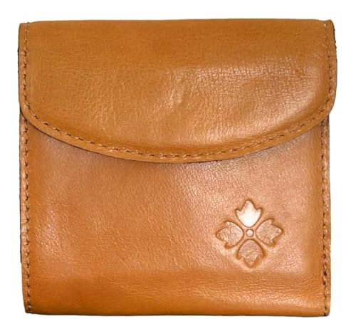 Patricia Nash Leather Reiti Bifold Wallet With Kiss Lock Frame Pocket
