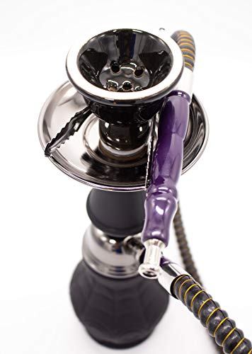 CT Shisha Set, Wasserpfeife, Mini Shisha for travel, klein Wasserpfeife für Reise, ca. 30 cm Hohe, ideal für 1 bis 2… – Bild 5