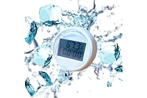 ILLUMRAY Small Ice Bath Thermometer Timer