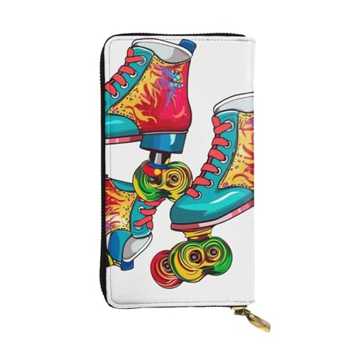 Portefeuille coloré en cuir pour homme et femme, le cadeau idéal avec porte-monnaie zippé