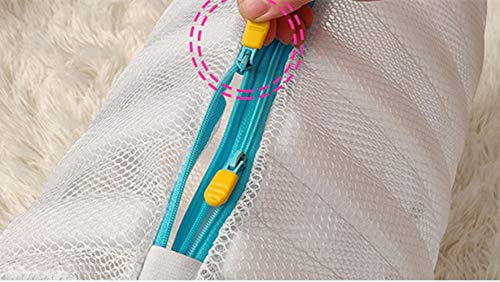 Durreus Mesh Laundry Bag Men Canvas Shoes Sneakers Trainers Washing In Washer Dryer Sturdy Women Delicates Lingerie Bra Wash Bags With Bumper Protectors #TOP5