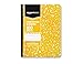 Amazon Basics College Ruled Composition Notebook, 4-Pack, 100-Sheet, Assorted Marble Colors