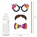 Big Dot of Happiness 60's Hippie - 1960s Groovy Party Photo Booth Props Kit - 20 Count