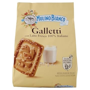Mulino Bianco Biscotti Frollini Galletti, Colazione Ricca di Gusto, 800g