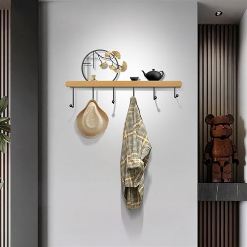 Porte manteau mural design chinois sans perçage pour entrée et chambre - 4