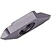Kyocera TKFT 12RB6000 PR1535 Grade PVD Carbide, External, 60 Degree Partial Profile, Right-Hand Threading Insert for Metric (M), Unified (UN) Threads (10 Pieces)