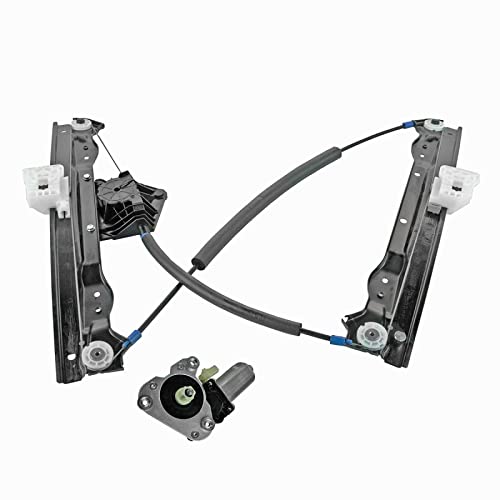 Image of TRQ Front Left Power Window Regulator & Motor Assembly Drivers Side Compatible with 2008-2010 Dodge Avenger CH1350149 CH1350153