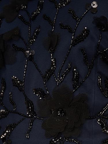 Adrianna Papell Women's Sleeveless Bead Godet Dress3